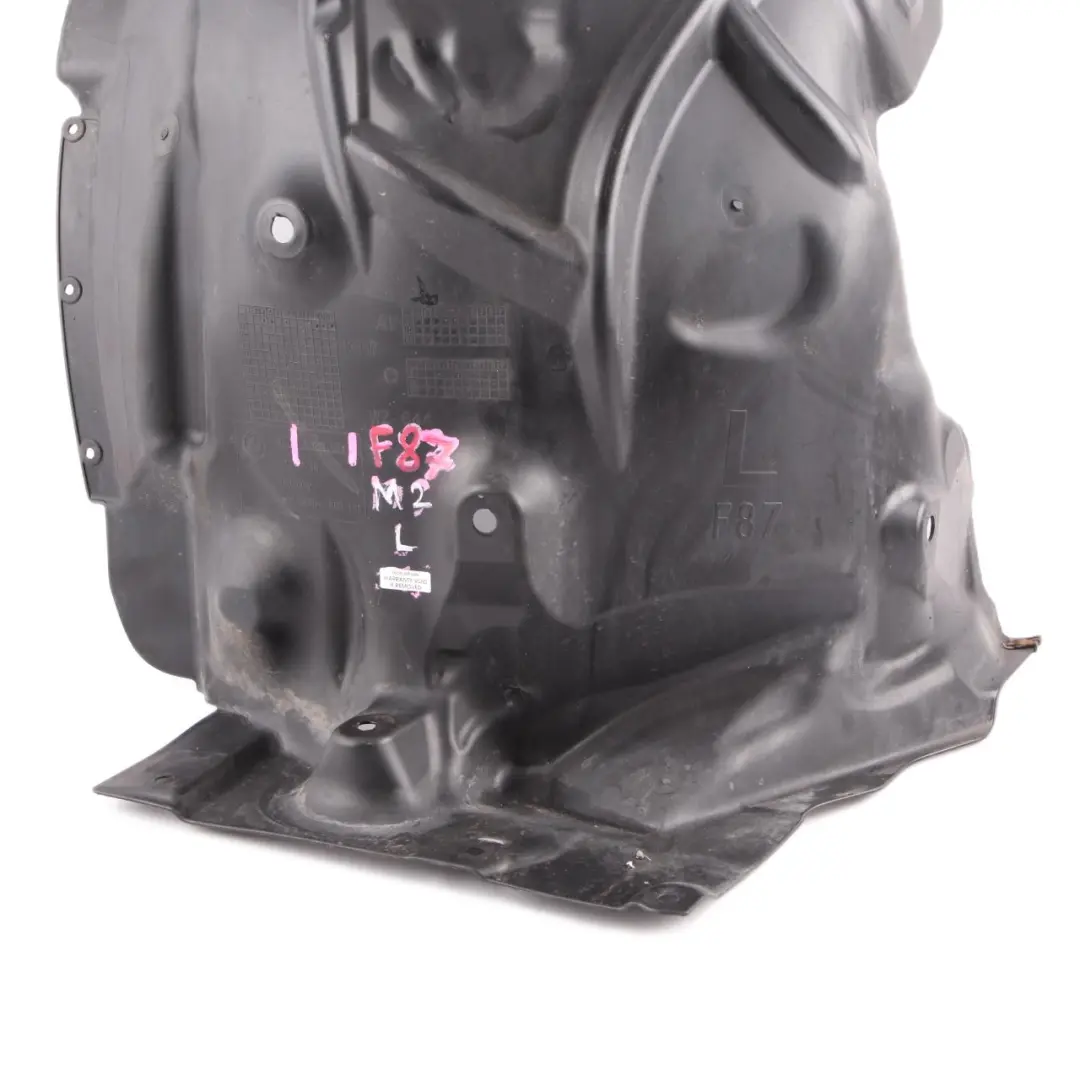Arch Cover BMW F87 M2 Front Left N/S Rear Section Covering Panel to Wheel with Part number 8063033 Wheel Arch Cover BMW F87 M2 Front Left N/S Rear Section Covering Panel - SKU 8063033 - Part number 8063033