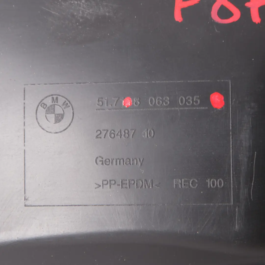 Pokrywa Nadkole Lewy Tył do BMW F87 M2 o numerze 8063035 BMW F87 M2 Pokrywa Nadkole Lewy Tył - SKU 8063035 - Numer Części 8063035