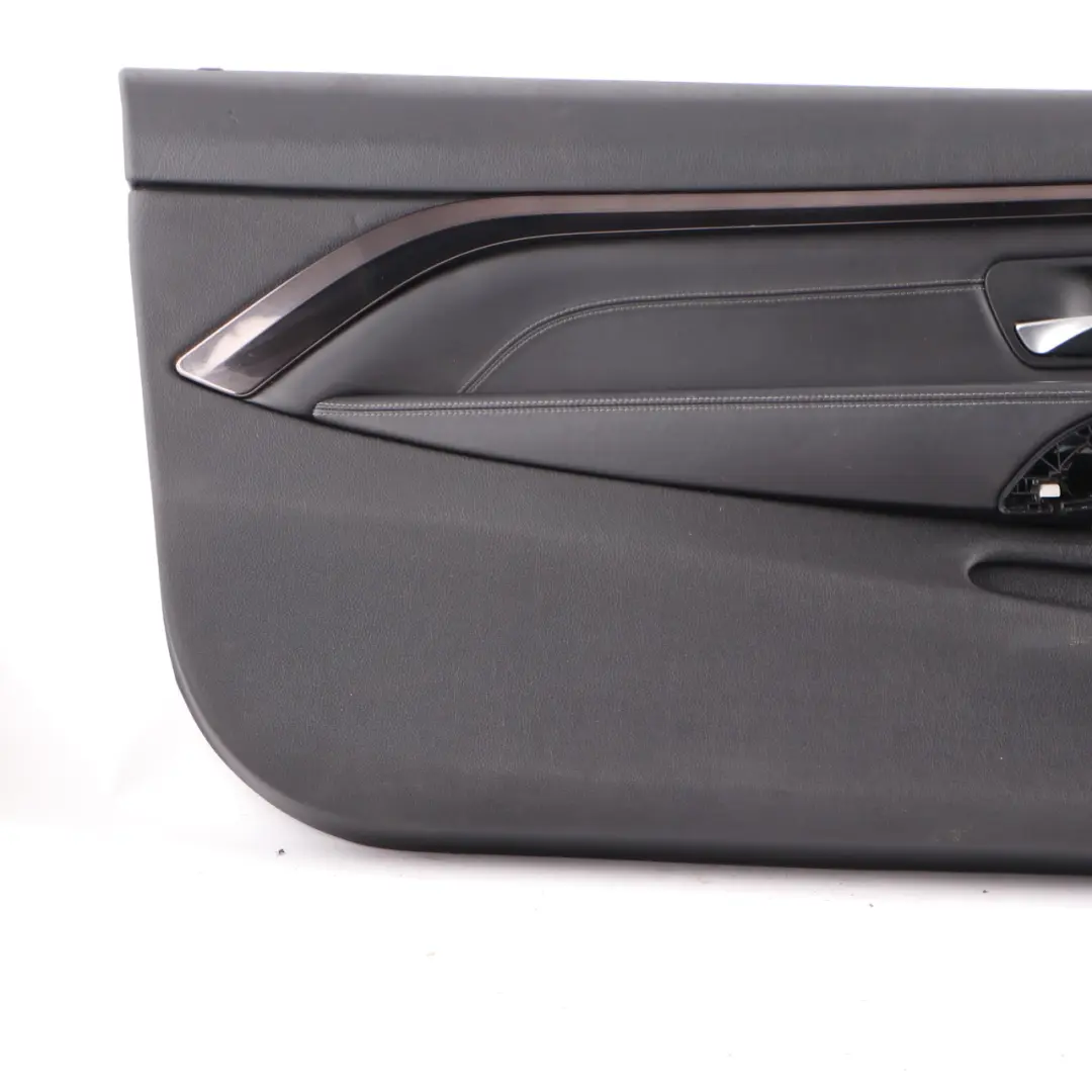 BMW F82 F83 M4 Front Left N/S Door Lining Card Leather Merino Schwarz - SKU 8063595 - Part number 8063595