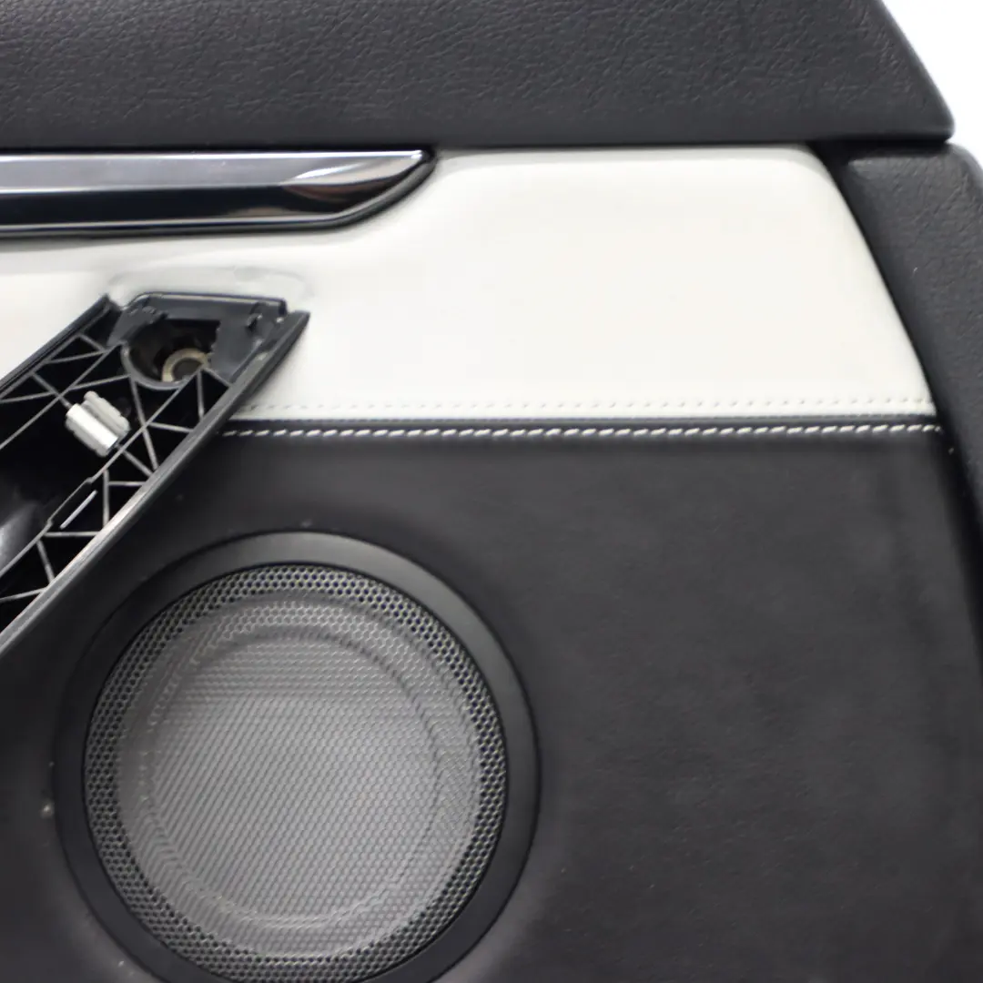 Delantero Izquierdo Forro Puerta Cuero Merino Silverstone para BMW F82 F83 M4 con número de pieza 8063597 BMW F82 F83 M4 Delantero Izquierdo Forro Puerta Cuero Merino Silverstone - SKU 8063597 - Número de pieza 8063597