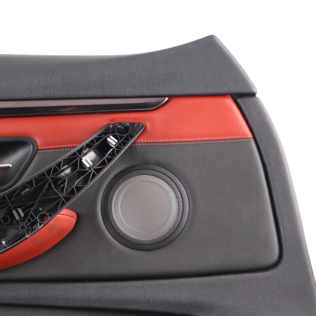 Door Card BMW F82 F83 M4 Front Left N/S Door Lining Leather Merino Sakhir Orange to with Part number 8063613 Door Card BMW F82 F83 M4 Front Left N/S Door Lining Leather Merino Sakhir Orange - SKU 8063613 - Part number 8063613