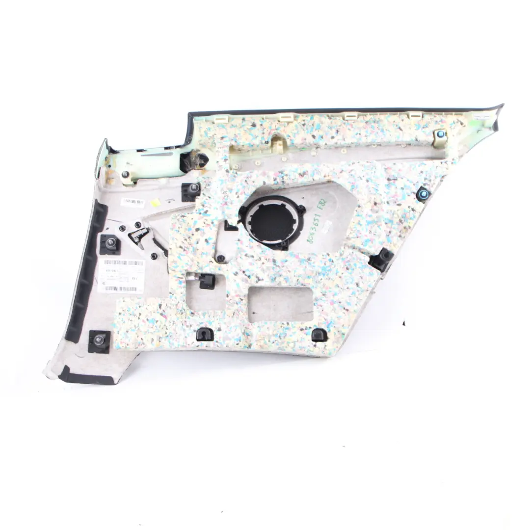  Lateral Trim Panel BMW F82 M4 Rear Left N/S Lining Card Leather Merino Schwarz - SKU 8063651 - Part number 8063651