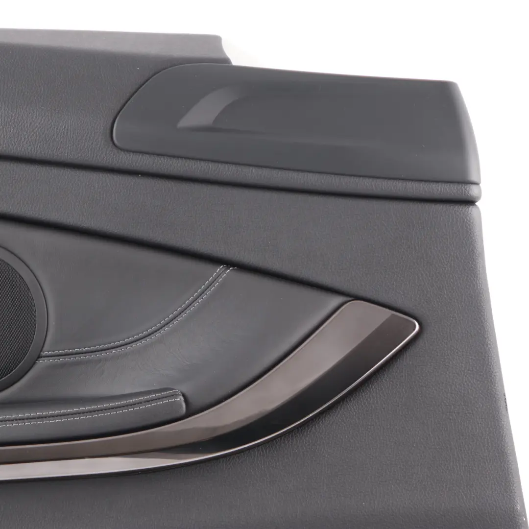 BMW F82 M4 Seitliche Verkleidung Hinten Links Verkleidung Leder Merino Schwarz - SKU 8063651 - Teilenummer 8063651