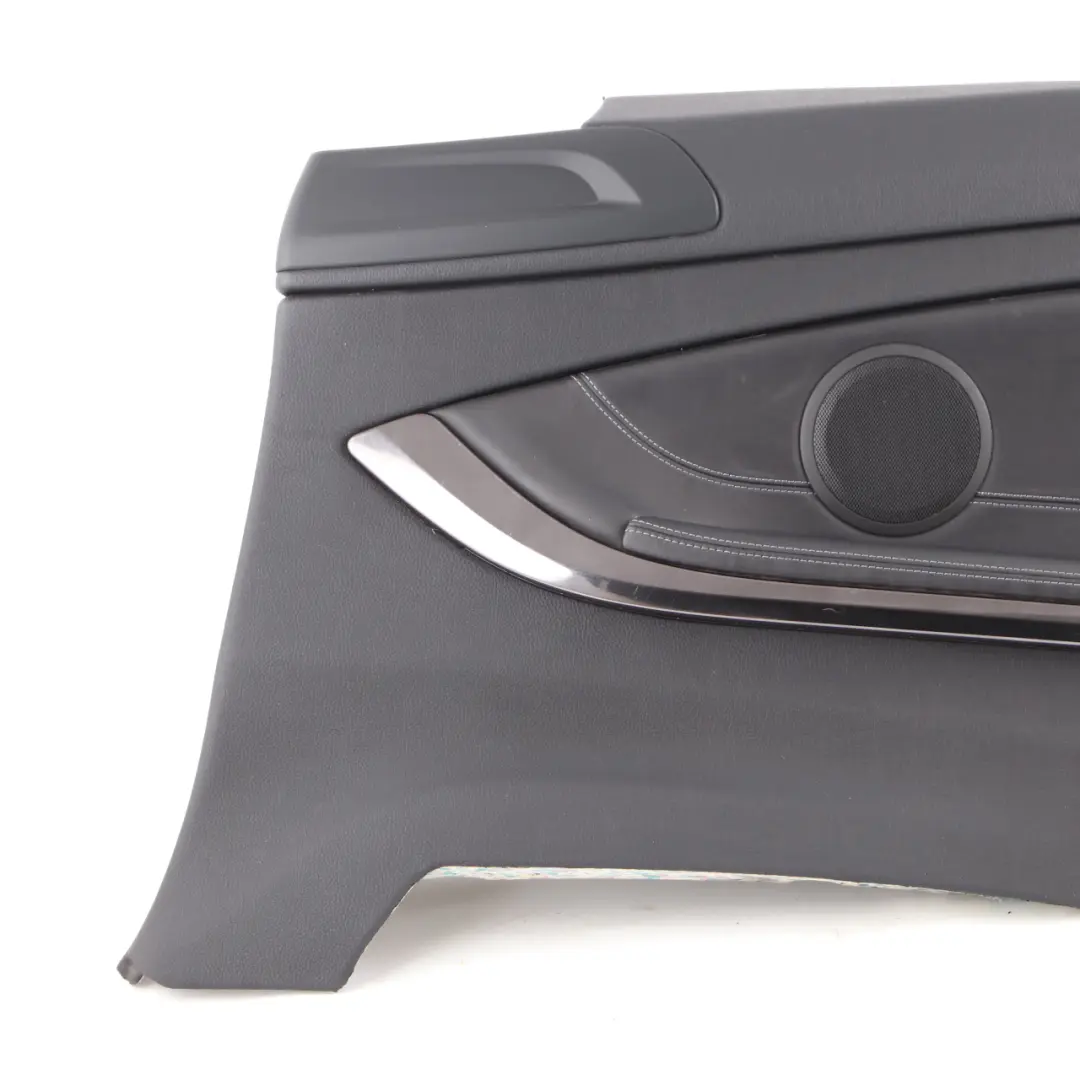 BMW F82 M4 Panneau Latéral Doublure Arrière Droite Carte Cuir Merino Noir - SKU 8063654 - Numéro de pièce 8063654