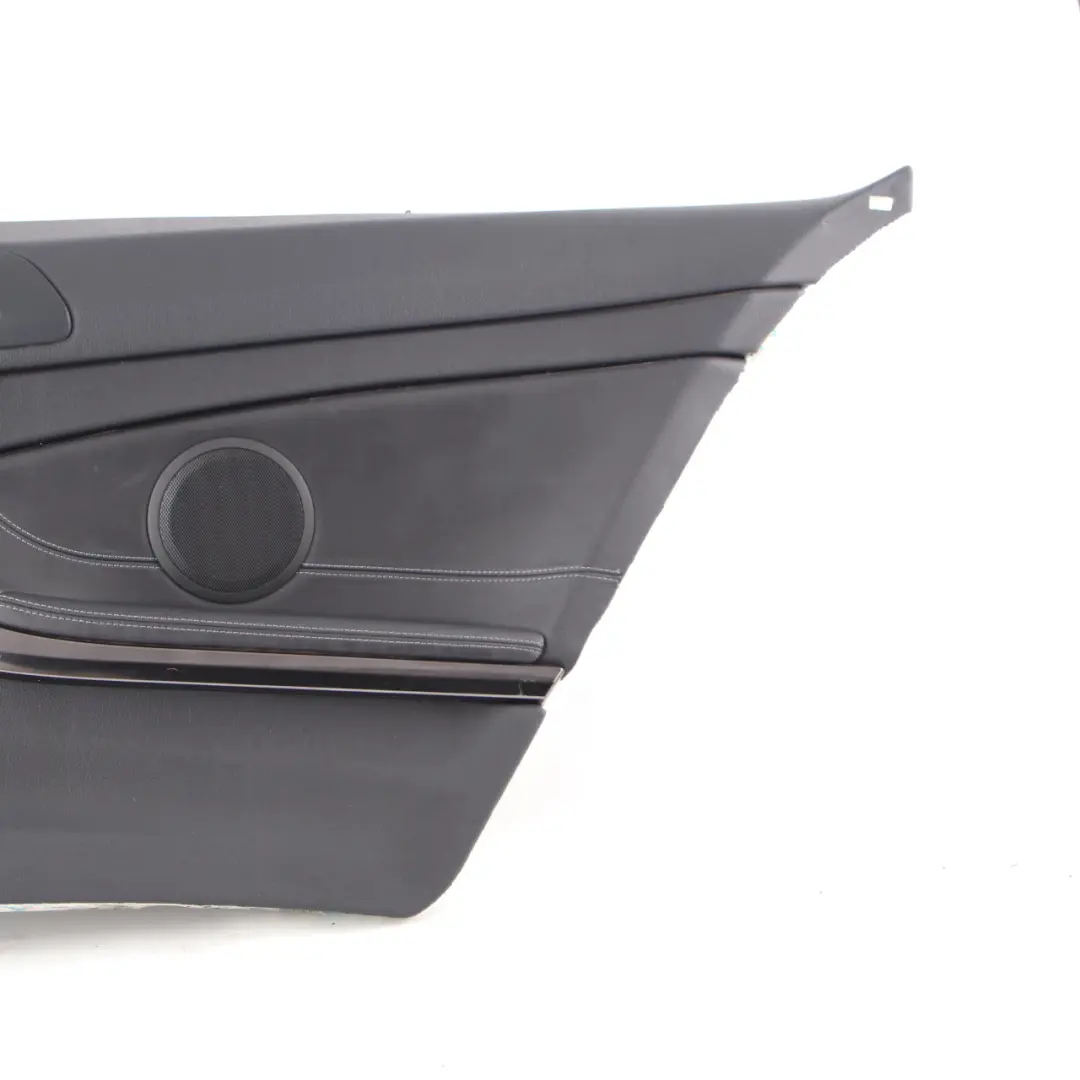 Boczek Drzwi Wykończenie Merino Czarna Skóra Prawy Tył do BMW F82 M4 o numerze 8063654 BMW F82 M4 Boczek Drzwi Wykończenie Merino Czarna Skóra Prawy Tył - SKU 8063654 - Numer Części 8063654