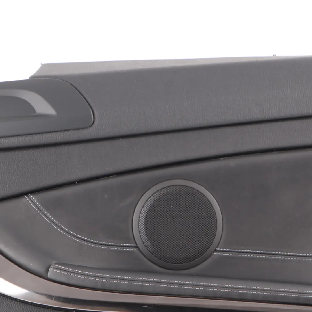 BMW F82 M4 Seitliche Verkleidung Hinten Rechts Karte Leder Merino Schwarz - SKU 8063654 - Teilenummer 8063654