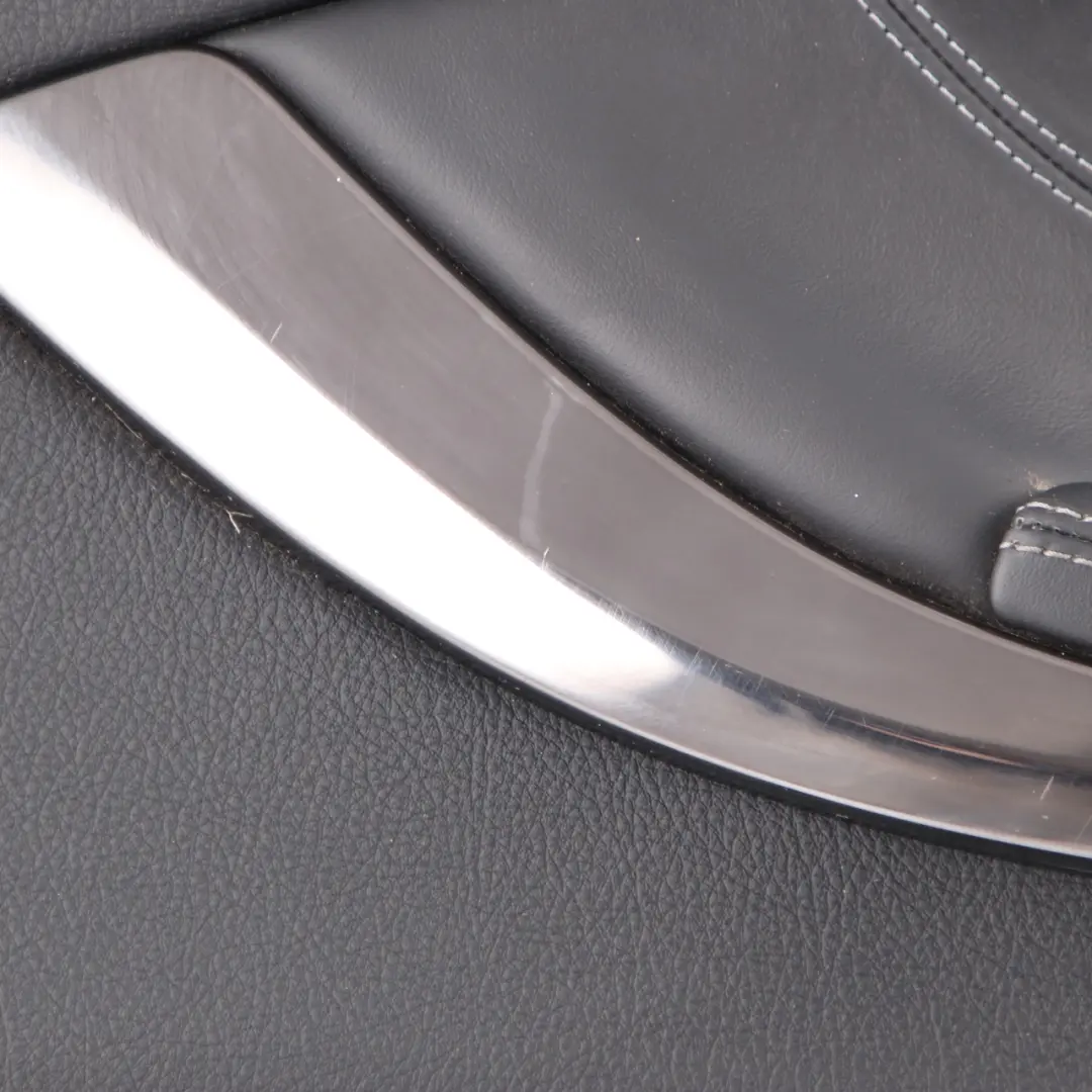 BMW F82 M4 Boczek Drzwi Wykończenie Merino Czarna Skóra Prawy Tył - SKU 8063654 - Numer Części 8063654