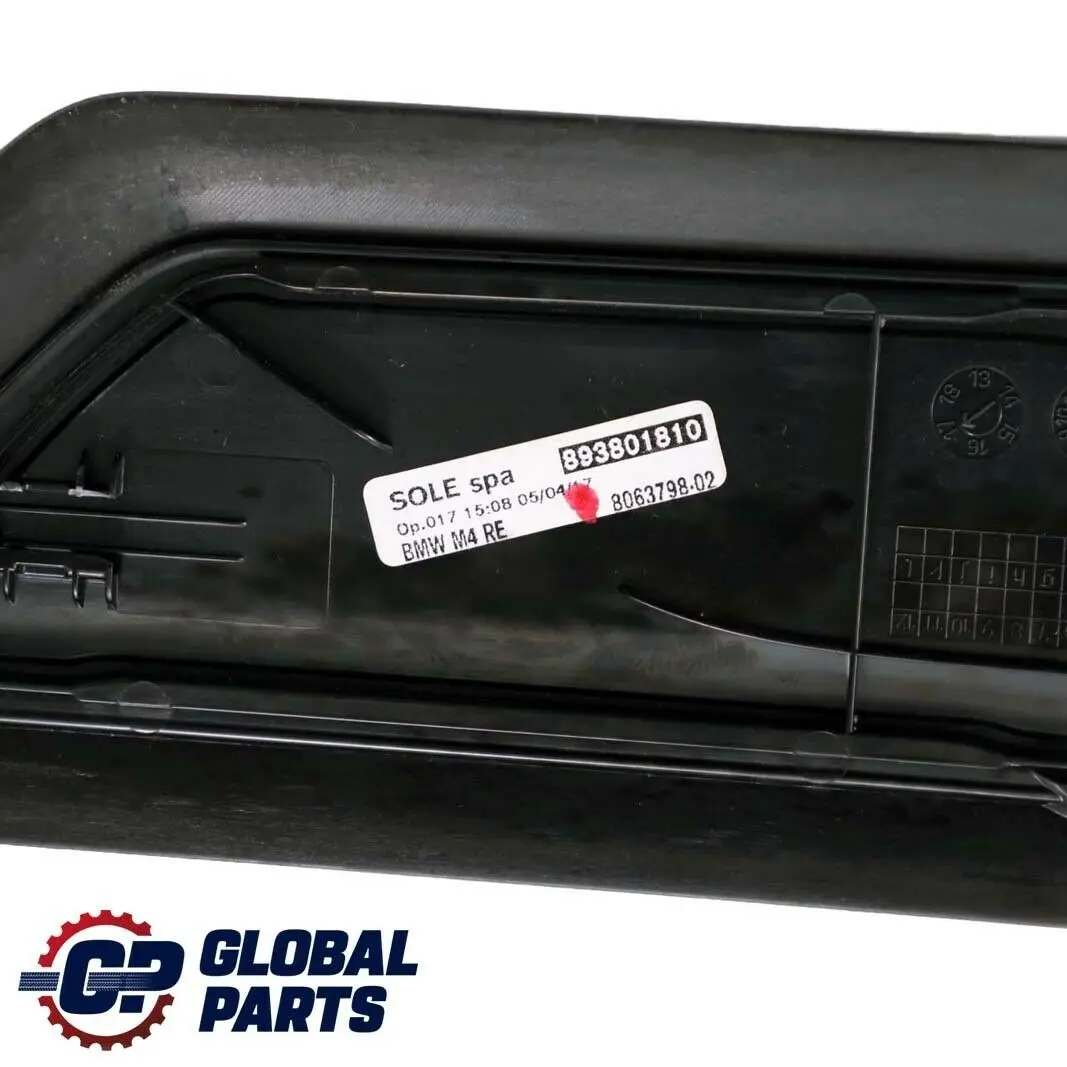 Couverture Entree a Droite pour BMW 4 Serie F82 M4 à propos du numéro de pièce 8063798 BMW 4 Serie F82 M4 Couverture Entree a Droite - SKU 8063798 - Numéro de pièce 8063798