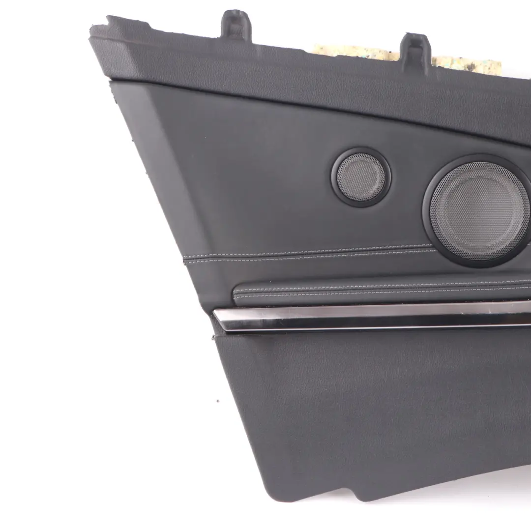 Left N/S Lateral Lining Panel Black Leather Merino Black to BMW F83 M4 Cabrio Rear with Part number 8064003 BMW F83 M4 Cabrio Rear Left N/S Lateral Lining Panel Black Leather Merino Black - SKU 8064003 - Part number 8064003