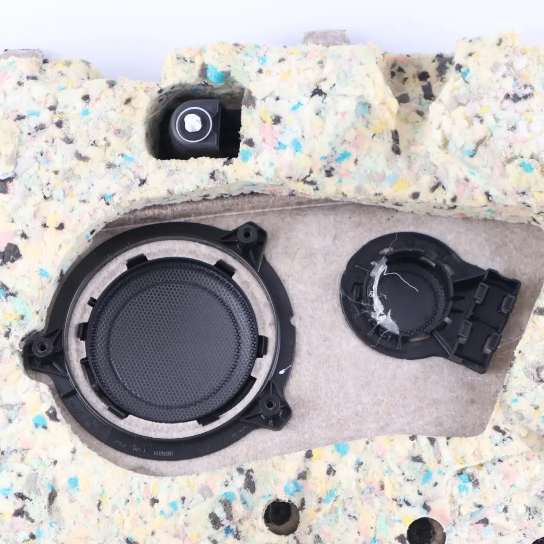 Left N/S Lateral Lining Panel Black Leather Merino Black to BMW F83 M4 Cabrio Rear with Part number 8064003 BMW F83 M4 Cabrio Rear Left N/S Lateral Lining Panel Black Leather Merino Black - SKU 8064003 - Part number 8064003