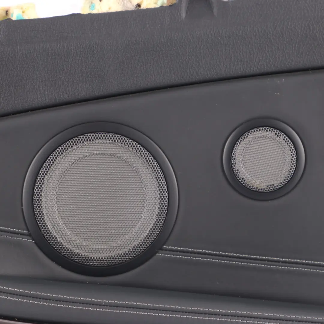 BMW F83 M4 Cabrio Rear Right O/S Lateral Lining Panel Black Leather Merino Black - SKU 8064004 - Part number 8064004