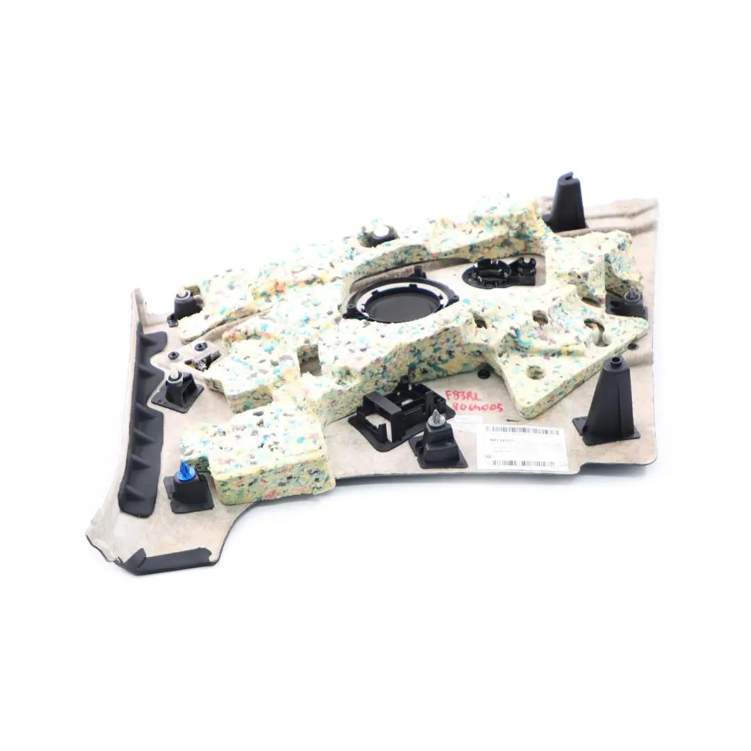 BMW F83 M4 Cabrio Hinten Links Seitliche Verkleidung Schwarz Leder Silverstone - SKU 8064005 - Teilenummer 8064005