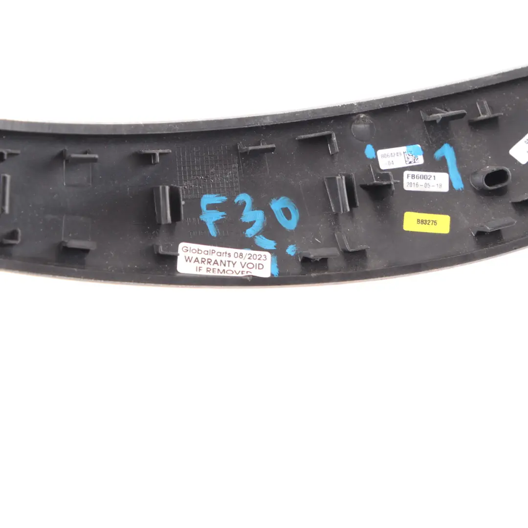 Door Trim Interior Cover Trim Strip Left N/S Aluminium Hexagon BMW F30 F31 F32 - SKU 8064249 - Part number 8064249