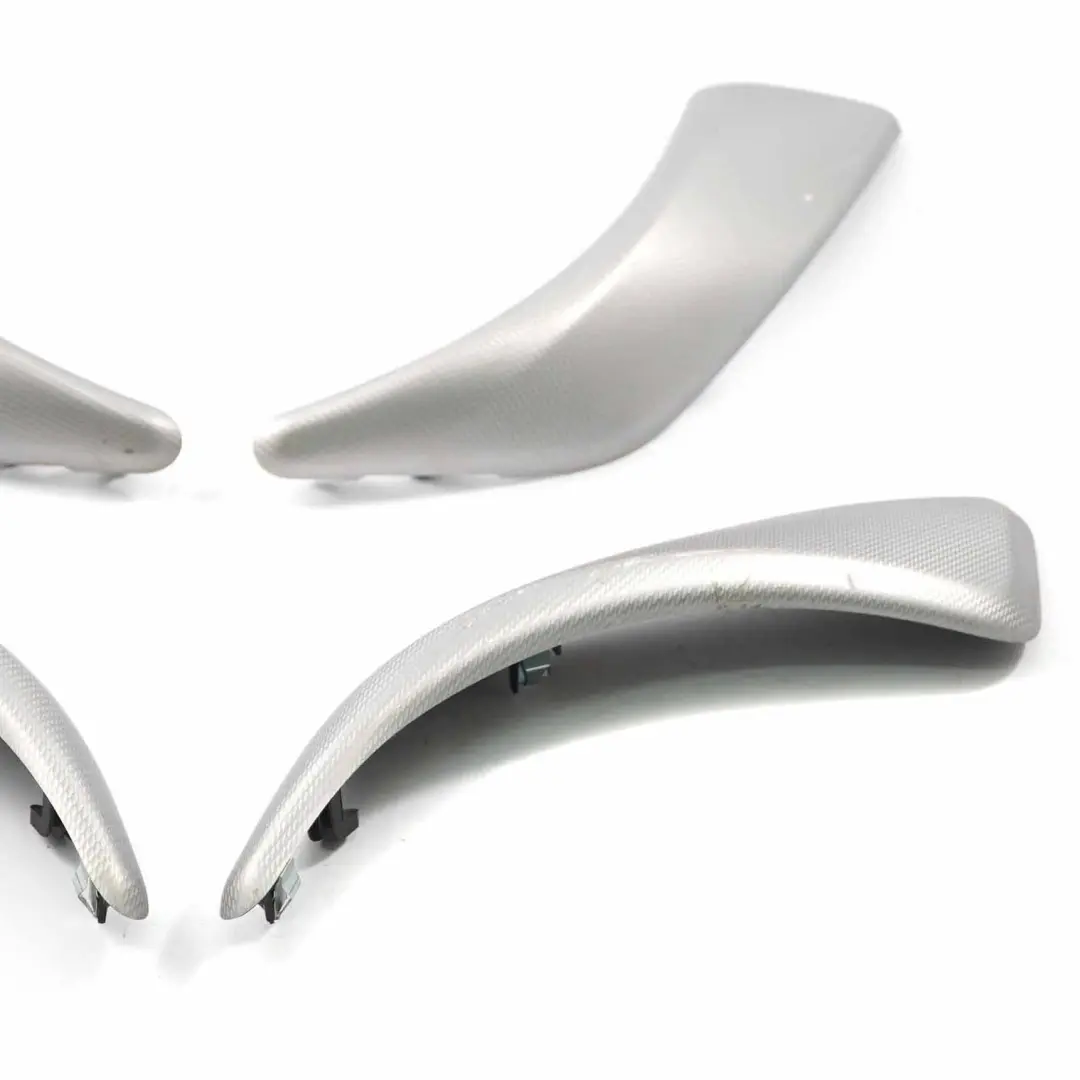 BMW F20 Door Handle Interior Trim Pull Cover Set Aluminium Hexagon - SKU 8064264-SET - Part number 8064264
