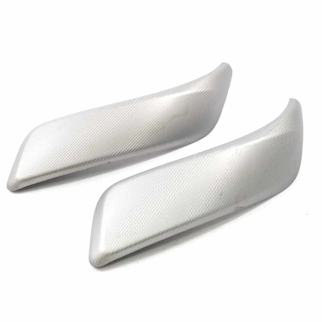 BMW F20 Door Handle Interior Trim Pull Cover Set Aluminium Hexagon - SKU 8064264-SET - Part number 8064264