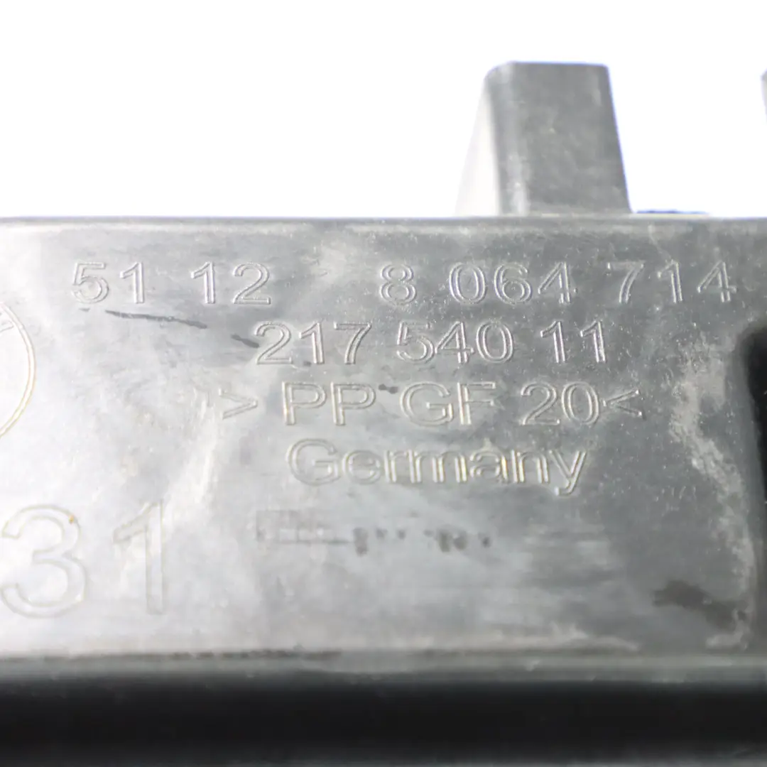 Bumper Carrier BMW G30 G31 M Sport Adapter Mount Exhaust Bracket to Rear with Part number 8064714 Rear Bumper Carrier BMW G30 G31 M Sport Adapter Mount Exhaust Bracket - SKU 8064714 - Part number 8064714