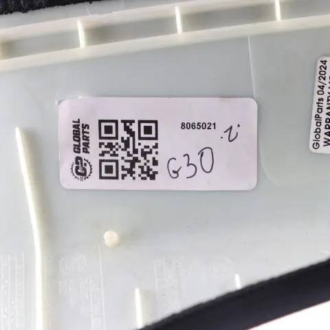 Pillar A Cover Trim Left N/S Black to BMW G30 G31 F90 with Part number 8065021 BMW G30 G31 F90 Pillar A Cover Trim Left N/S Black - SKU 8065021 - Part number 8065021