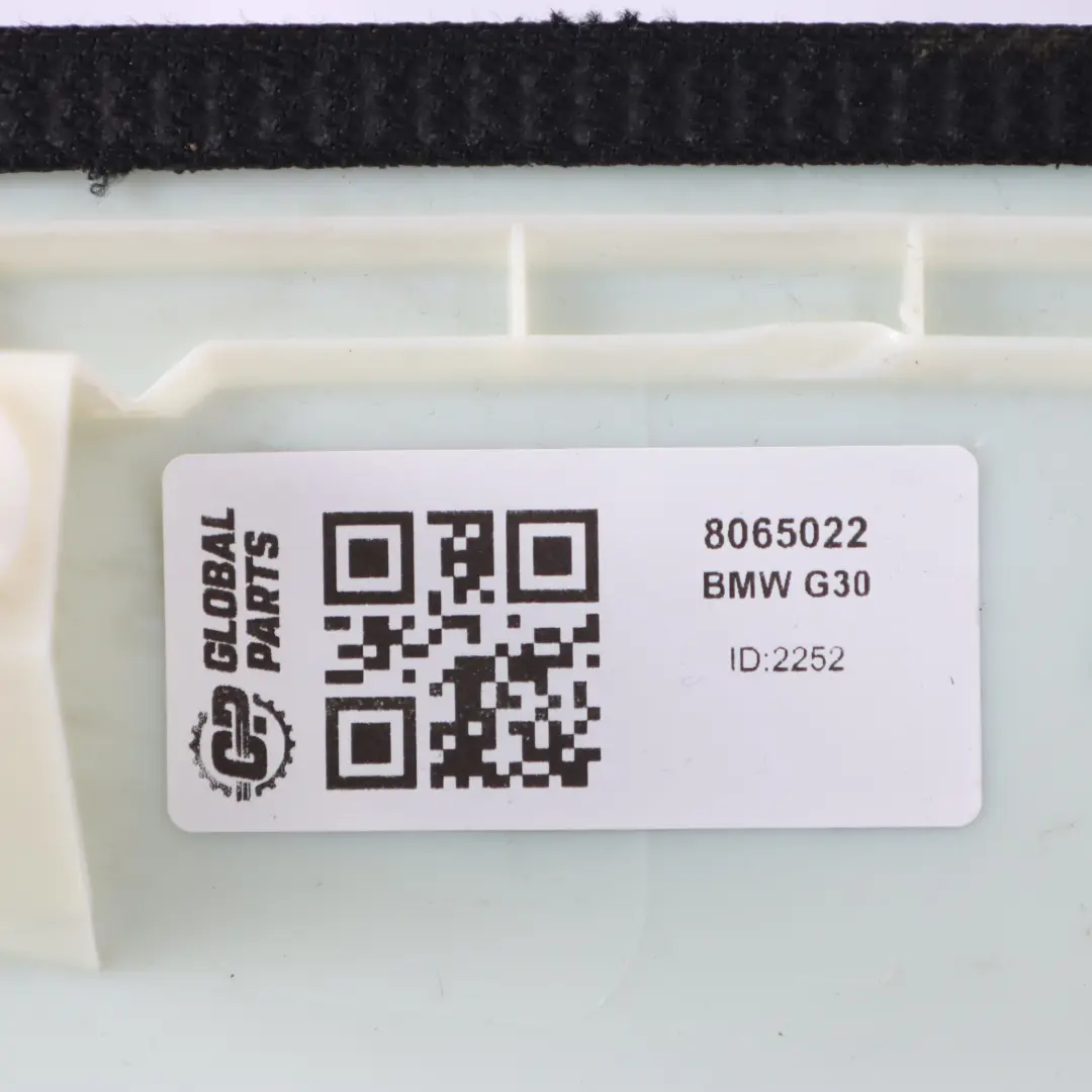  Columna A-Pilar BMW G30 G31 Embellecedor Delantero Derecho Antracita - SKU 8065022 - Número de pieza 8065022