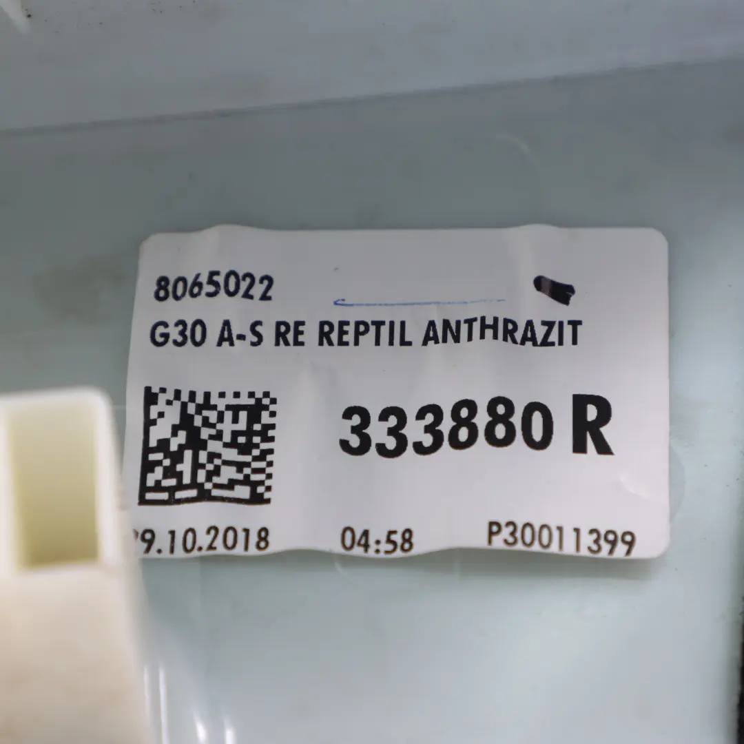  Columna A-Pilar BMW G30 G31 Embellecedor Delantero Derecho Antracita - SKU 8065022 - Número de pieza 8065022