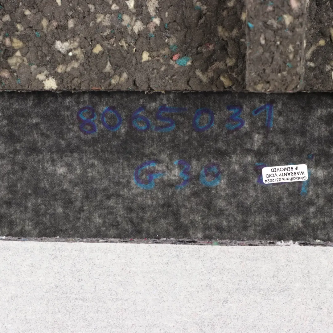 Półka Tylna Bagażnika Tkanina do BMW G30 o numerze 8065031 BMW G30 Półka Tylna Bagażnika Tkanina - SKU 8065031 - Numer Części 8065031