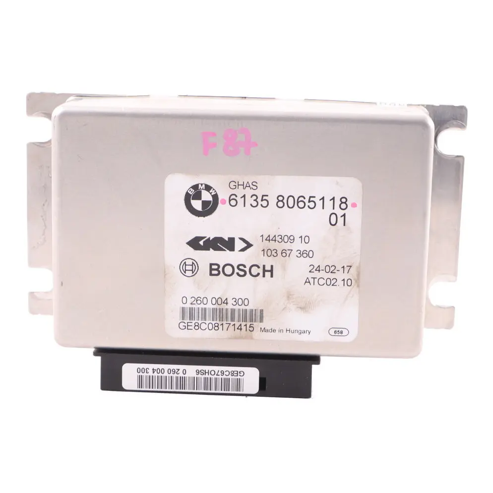  Differential Lock Module BMW F13 M6 F80 M3 Rear Axle Control Unit ECU - SKU 8065118 - Part number 8065118