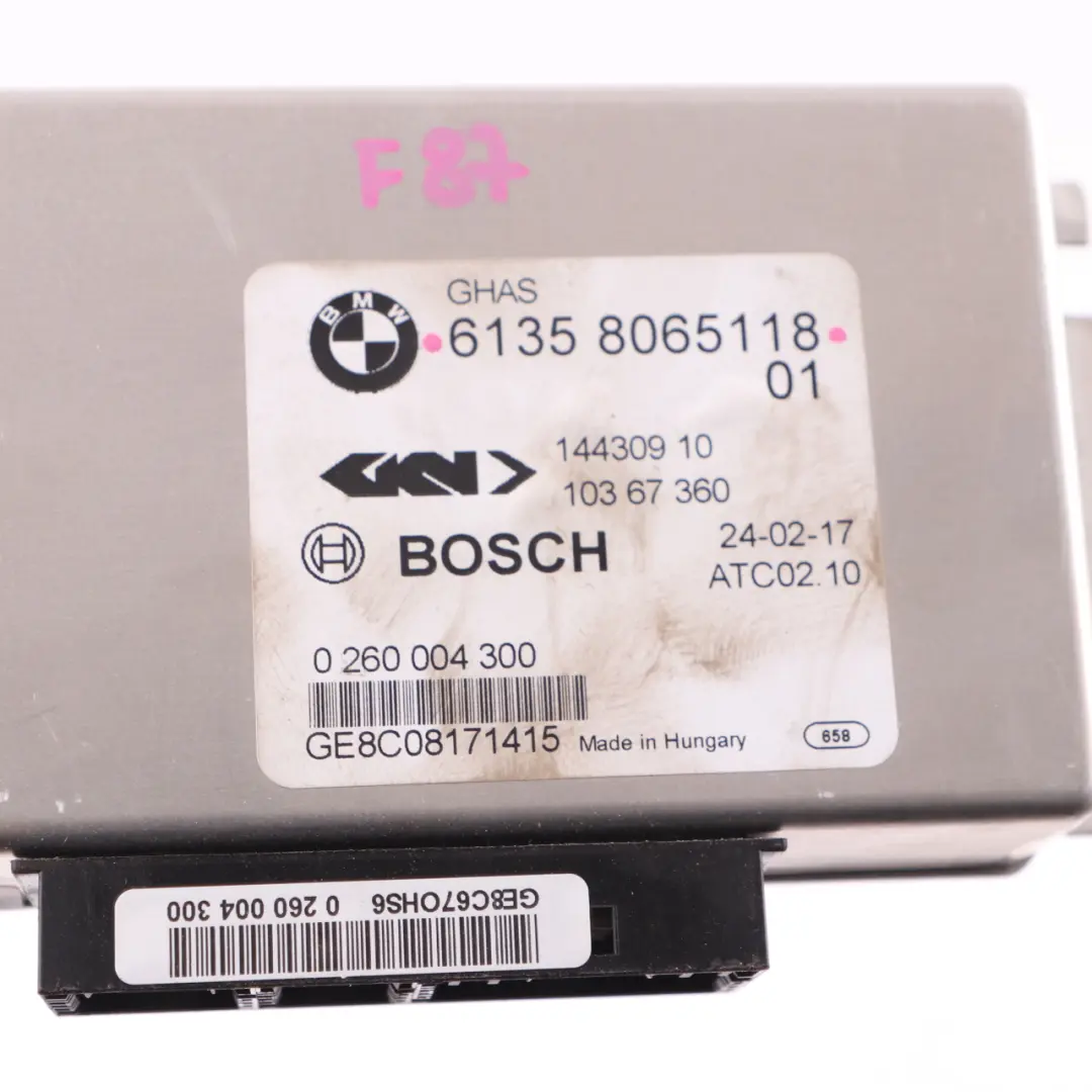 Module blocage différentiel BMW F13 M6 F80 M3 Unité l'essieu arrière ECU pour à propos du numéro de pièce 8065118 Module blocage différentiel BMW F13 M6 F80 M3 Unité l'essieu arrière ECU - SKU 8065118 - Numéro de pièce 8065118