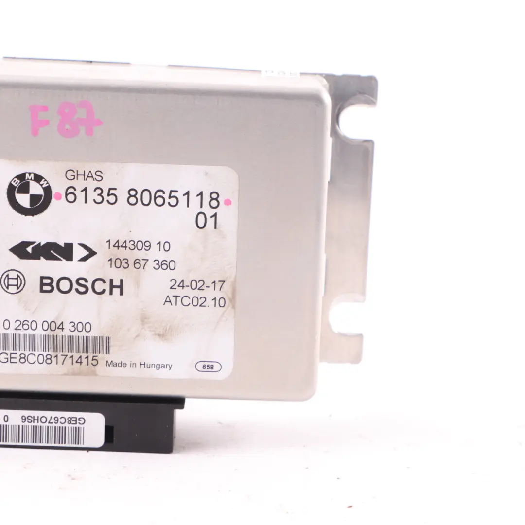  Differential Lock Module BMW F13 M6 F80 M3 Rear Axle Control Unit ECU - SKU 8065118 - Part number 8065118