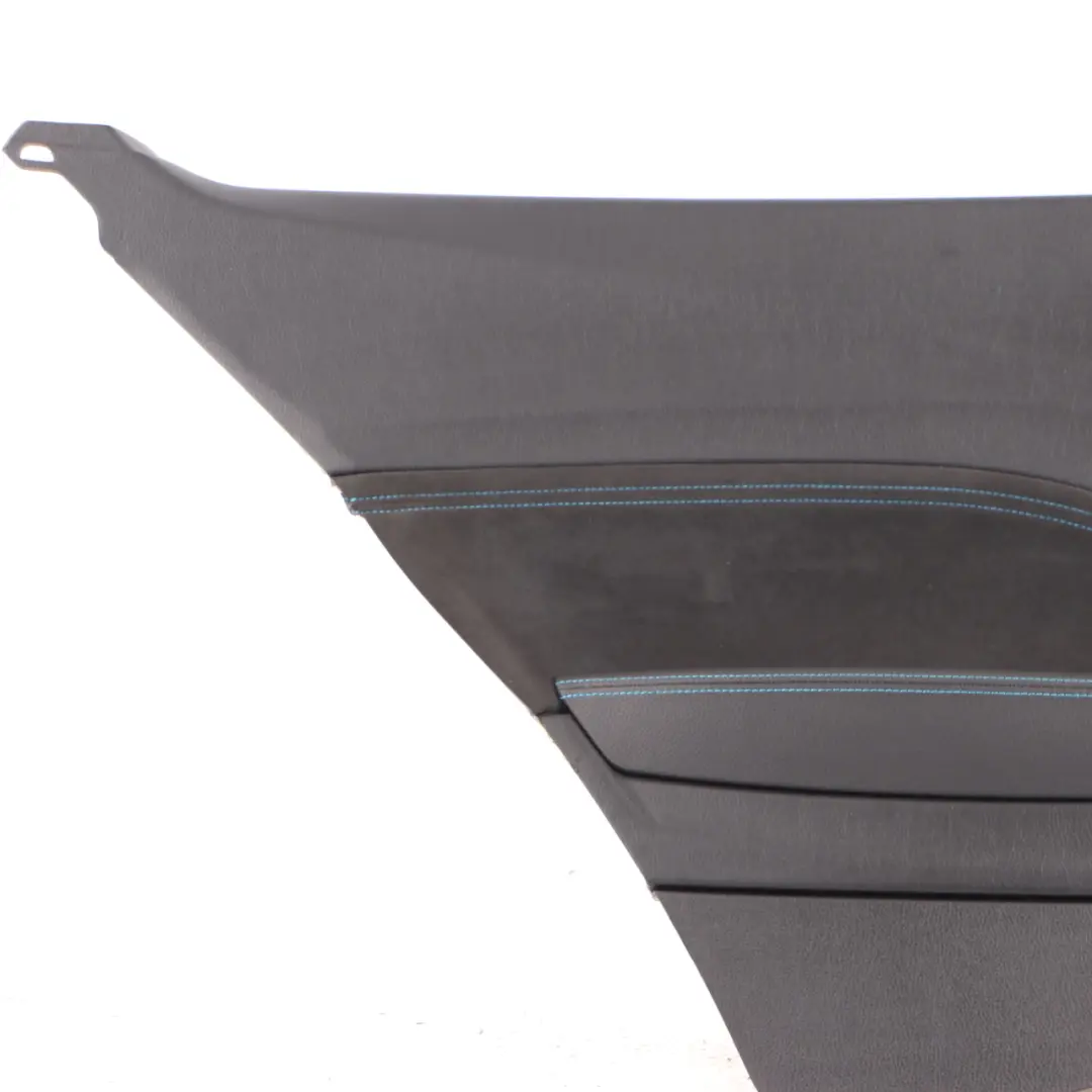 Lateral Trim Panel Rear Left N/S Lining Black Blue Cloth to BMW F87 M2 with Part number 8065451 BMW F87 M2 Lateral Trim Panel Rear Left N/S Lining Black Blue Cloth - SKU 8065451 - Part number 8065451