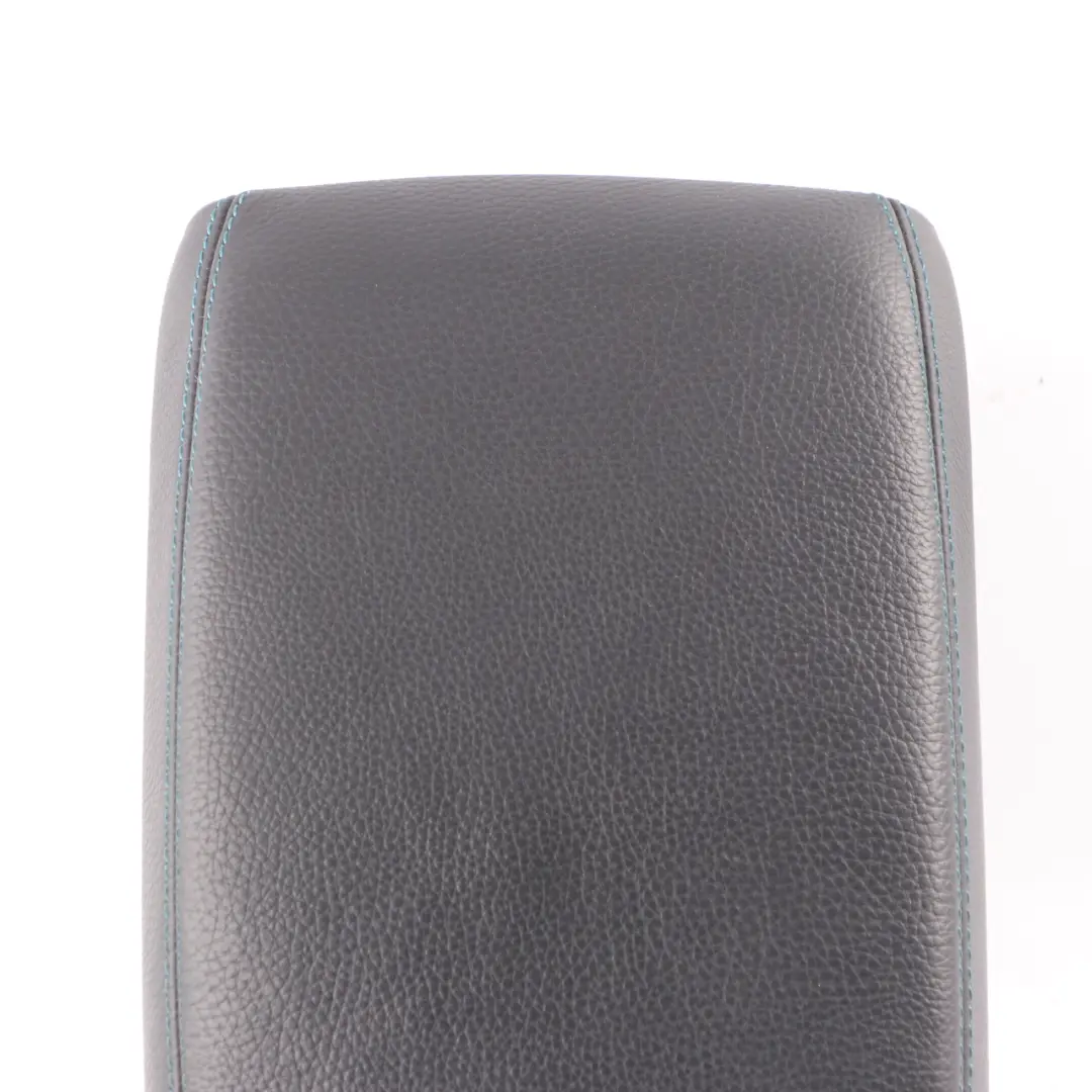 Armrest BMW F87 M2 Coupe Central Console Armrest Black Blue Stitching to with Part number 8065465 Armrest BMW F87 M2 Coupe Central Console Armrest Black Blue Stitching - SKU 8065465 - Part number 8065465