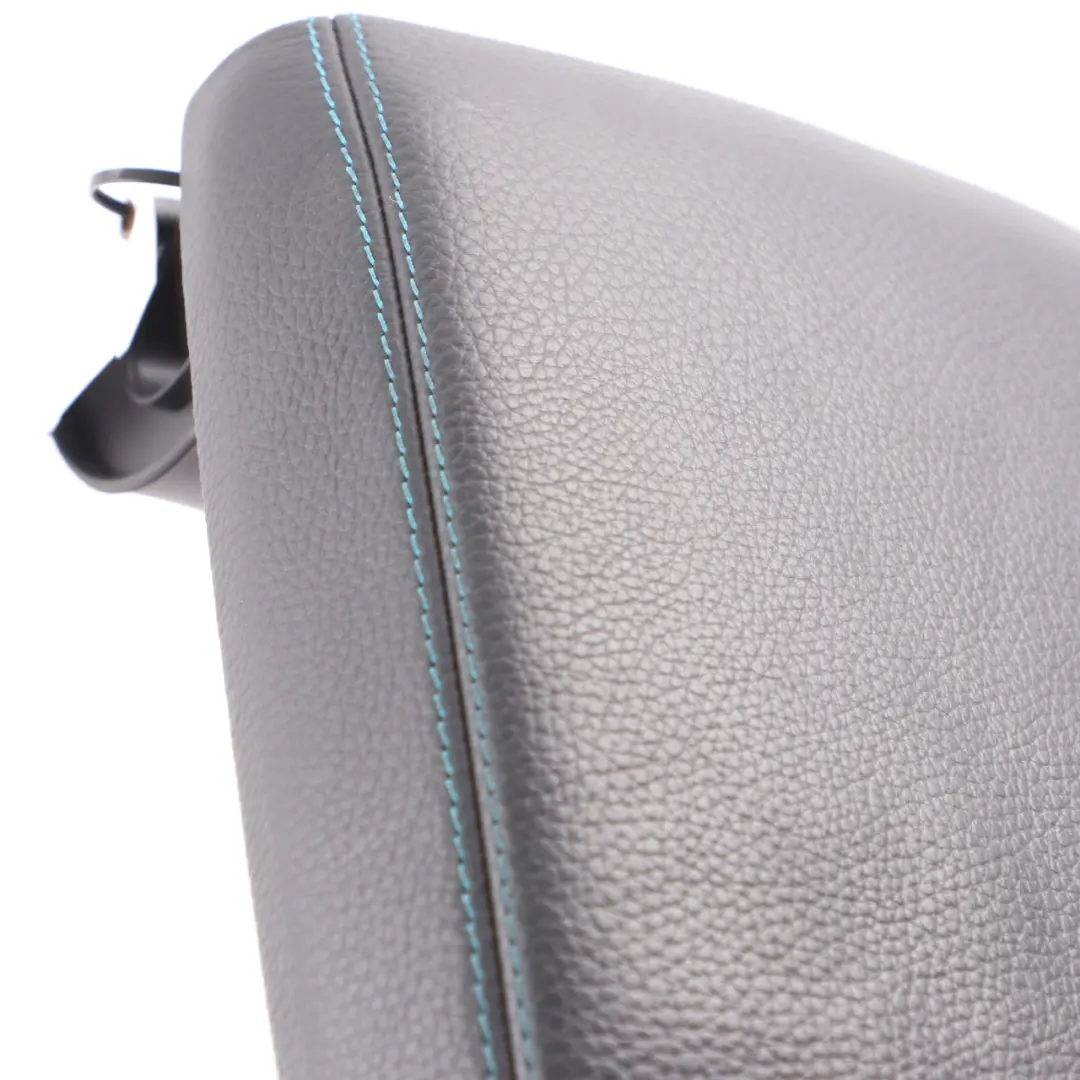 Armrest BMW F87 M2 Coupe Central Console Armrest Black Blue Stitching to with Part number 8065465 Armrest BMW F87 M2 Coupe Central Console Armrest Black Blue Stitching - SKU 8065465 - Part number 8065465