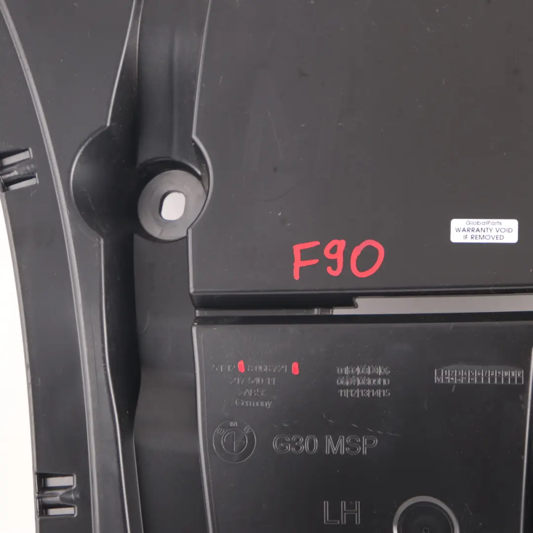 Guide Rear Bumper Side Left N/S Mount Bracket Support to BMW G30 M Sport with Part number 8066721 BMW G30 M Sport Guide Rear Bumper Side Left N/S Mount Bracket Support - SKU 8066721 - Part number 8066721