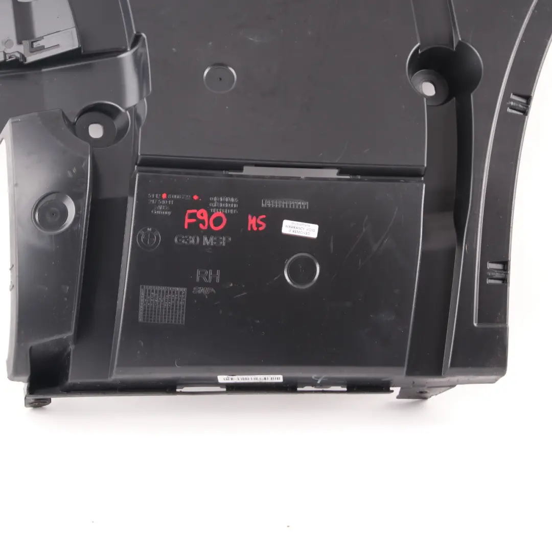BMW G30 M Sport Guida paraurti posteriore lato destro staffa montaggio - SKU 8066722 - Numero di parte 8066722