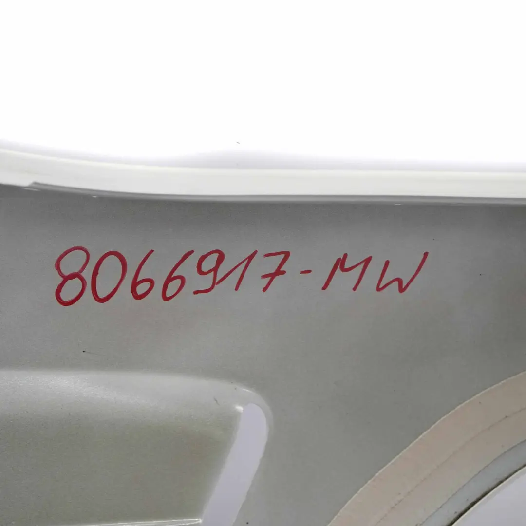 BMW F82 M4 Panel Lateral Guardabarros Delantero Izquierdo Mineral White - A96 - SKU 8066917-MW - Número de pieza 8066917