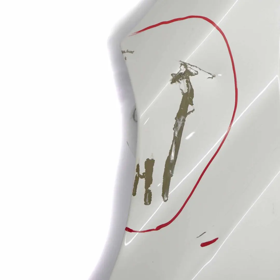 Side Panel Fender Wing Front Left N/S Mineral White - A96 to BMW F82 F83 M4 with Part number 8066917 BMW F82 F83 M4 Side Panel Fender Wing Front Left N/S Mineral White - A96 - SKU 8066917-MW - Part number 8066917