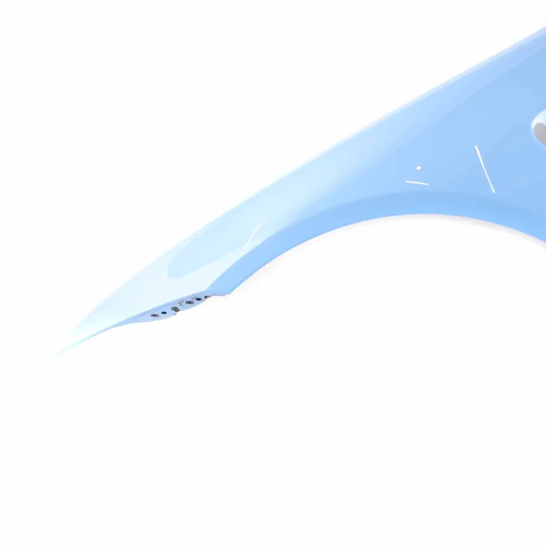 Side Panel Fender Wing Front Left N/S Yas Marina Blue - B68 to BMW F82 F83 M4 with Part number 8066917 BMW F82 F83 M4 Side Panel Fender Wing Front Left N/S Yas Marina Blue - B68 - SKU 8066917-YMB - Part number 8066917