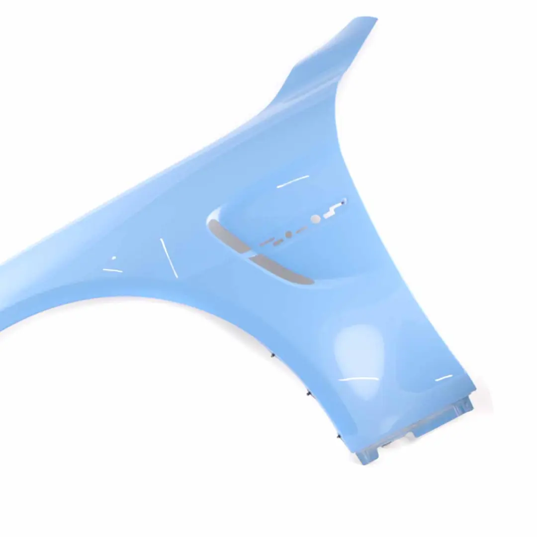 Side Panel Fender Wing Front Left N/S Yas Marina Blue - B68 to BMW F82 F83 M4 with Part number 8066917 BMW F82 F83 M4 Side Panel Fender Wing Front Left N/S Yas Marina Blue - B68 - SKU 8066917-YMB - Part number 8066917