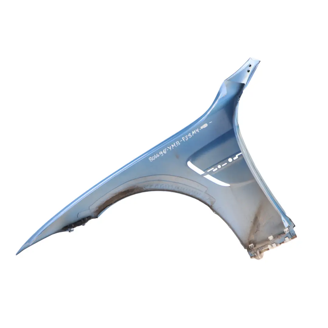 Side Panel Fender Wing Front Right O/S Yas Marina Blue - B68 to BMW F82 F83 M4 with Part number 8066918 BMW F82 F83 M4 Side Panel Fender Wing Front Right O/S Yas Marina Blue - B68 - SKU 8066918-YMB - Part number 8066918