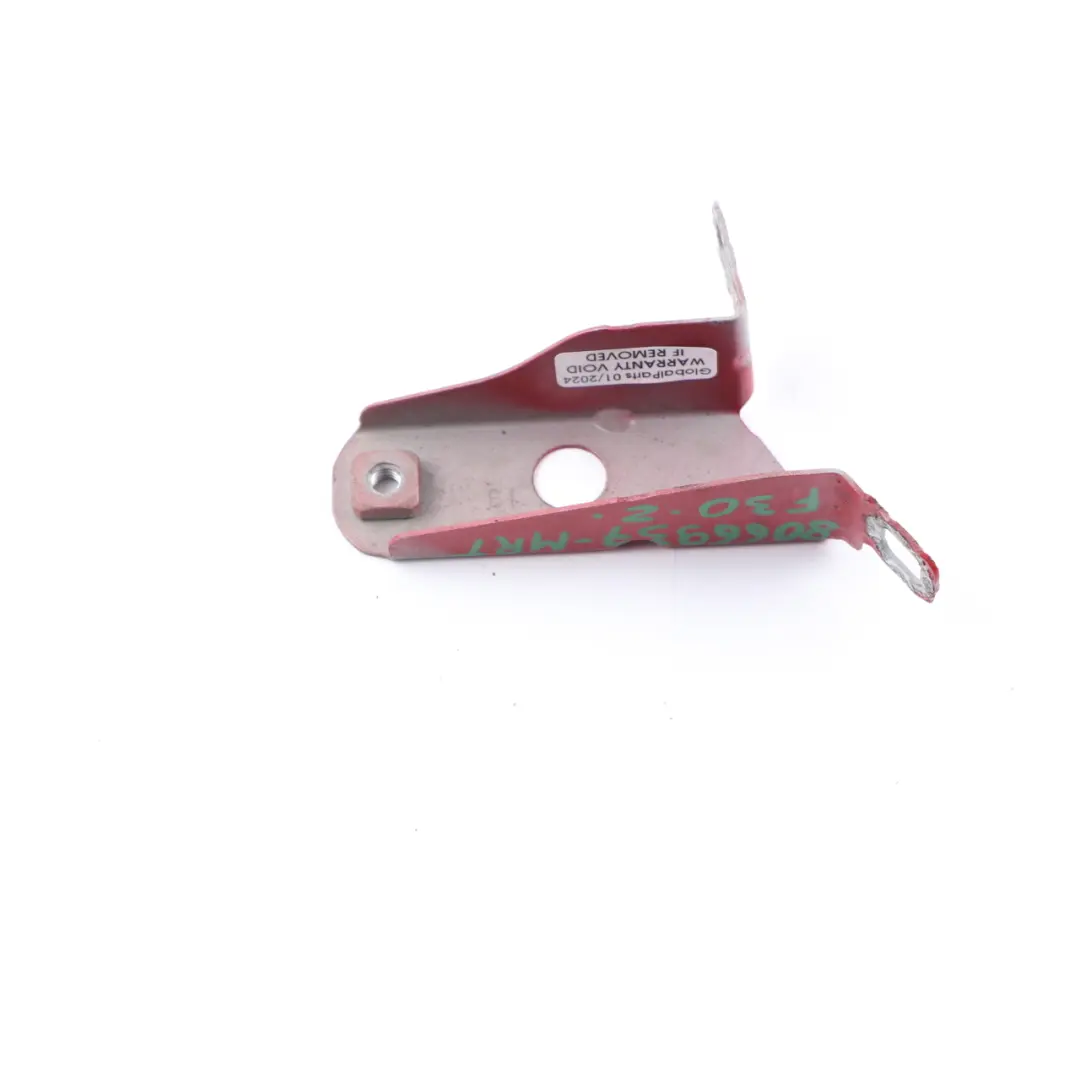 Front Wing Panel Left Bracket Mount Holder Melbourne Red A75 to BMW F30 F32 with Part number 8066937 BMW F30 F32 Front Wing Panel Left Bracket Mount Holder Melbourne Red A75 - SKU 8066937-MRT - Part number 8066937
