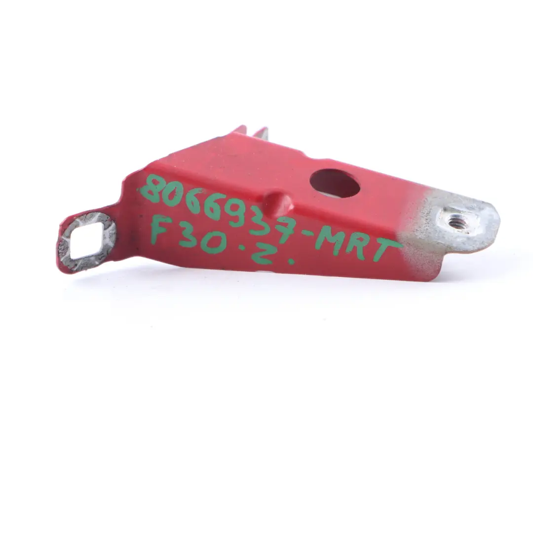 Front Wing Panel Left Bracket Mount Holder Melbourne Red A75 to BMW F30 F32 with Part number 8066937 BMW F30 F32 Front Wing Panel Left Bracket Mount Holder Melbourne Red A75 - SKU 8066937-MRT - Part number 8066937