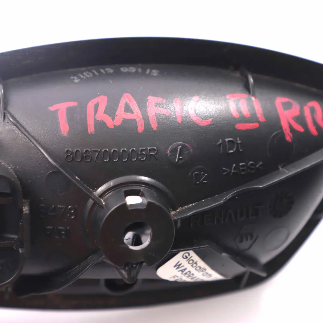Tirador Puerta Renault Trafic III Vivaro B Agarre Interior Delantero Derecho para con número de pieza 806700005R Tirador Puerta Renault Trafic III Vivaro B Agarre Interior Delantero Derecho - SKU 806700005R - Número de pieza 806700005R