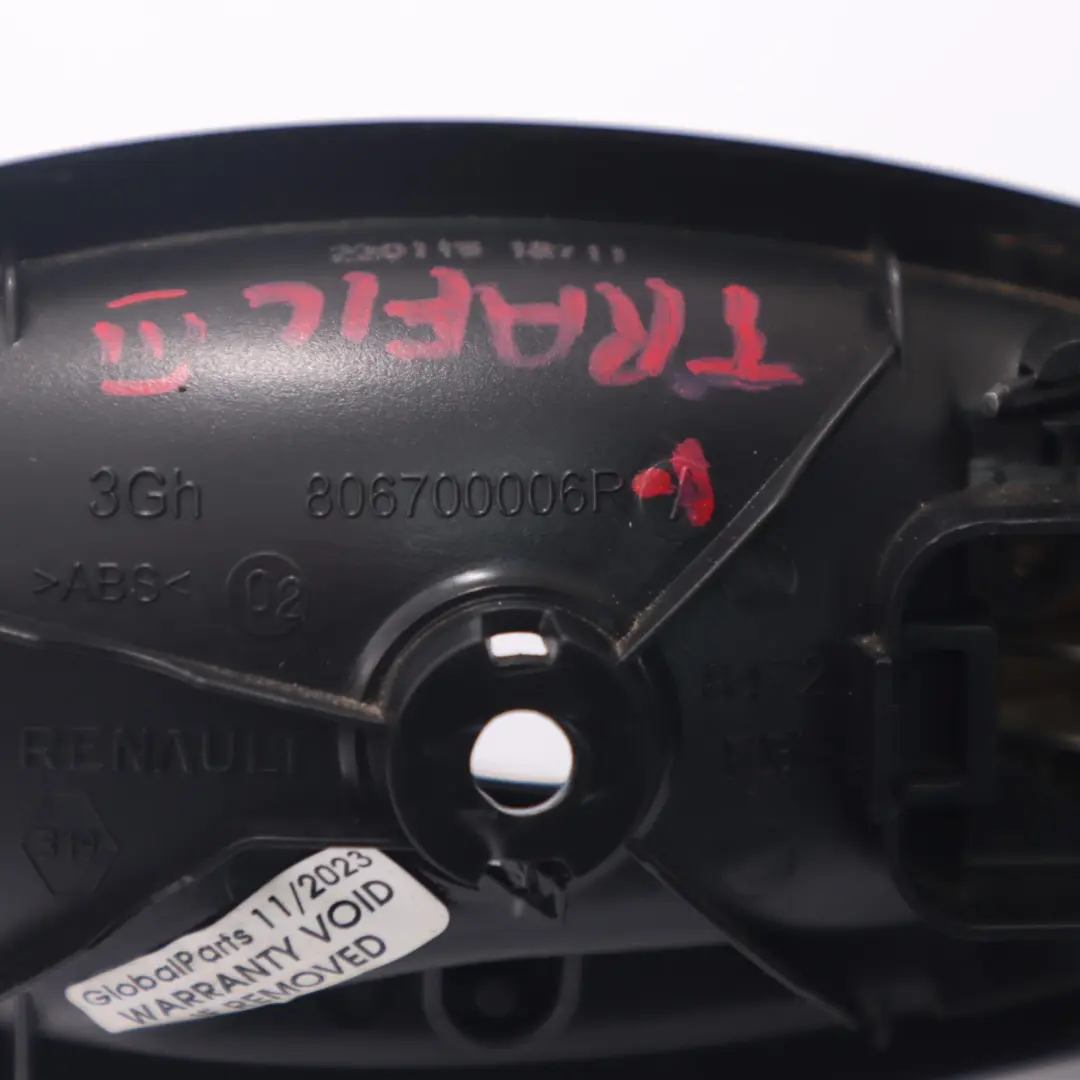 Poignée de porte Renault Trafic Intérieur avant gauche pour à propos du numéro de pièce 806700006R Poignée de porte Renault Trafic Intérieur avant gauche - SKU 806700006R-1 - Numéro de pièce 806700006R