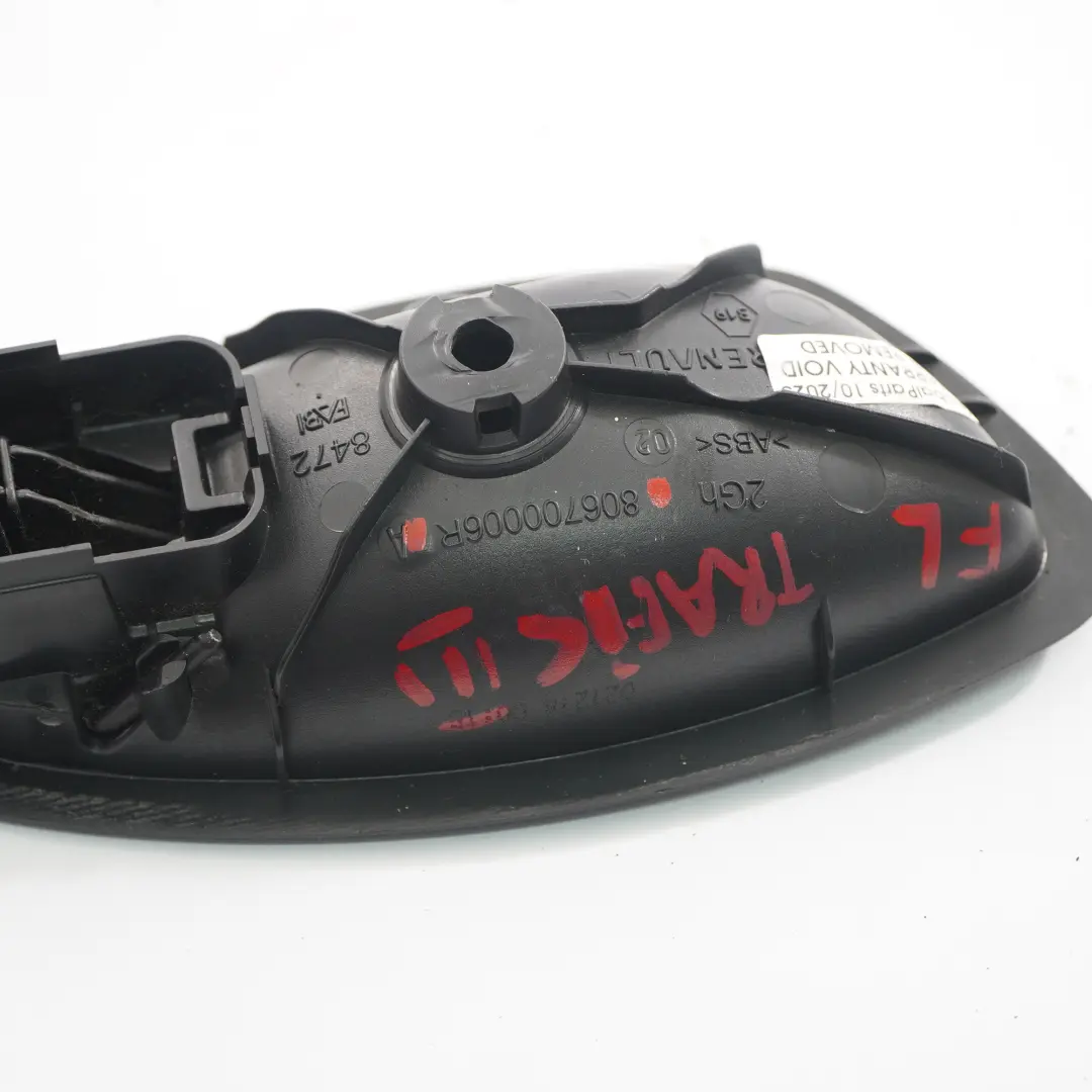 Door Handle Renault Trafic III Interior Front Left N/S to with Part number 806700006R Door Handle Renault Trafic III Interior Front Left N/S - SKU 806700006R - Part number 806700006R