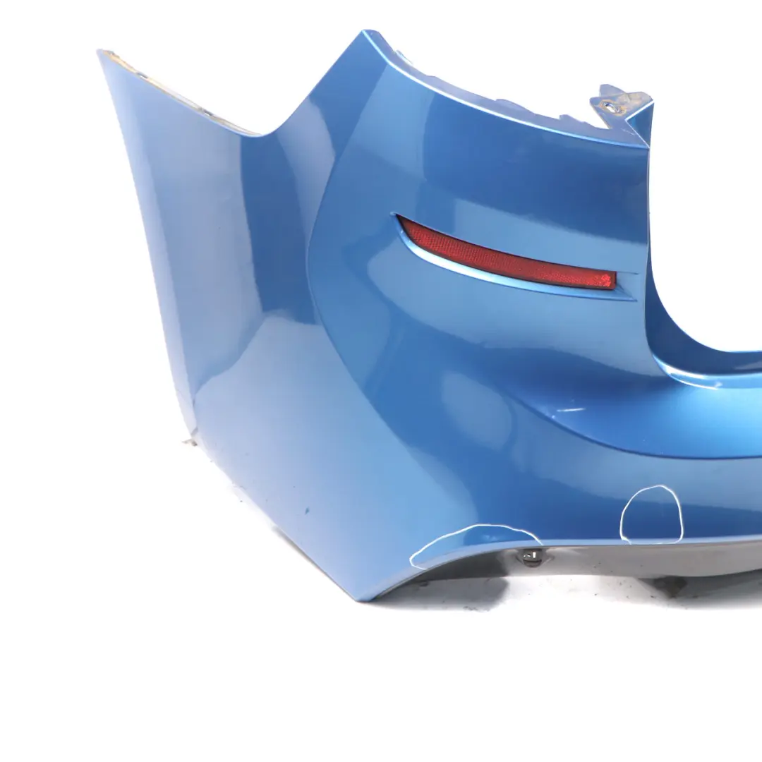 Bumper Rear Trim Panelling M Sport PDC Estorilblau Blue Metallic - B45 to BMW F46 with Part number 8067062 BMW F46 Bumper Rear Trim Panelling M Sport PDC Estorilblau Blue Metallic - B45 - SKU 8067062-EB - Part number 8067062