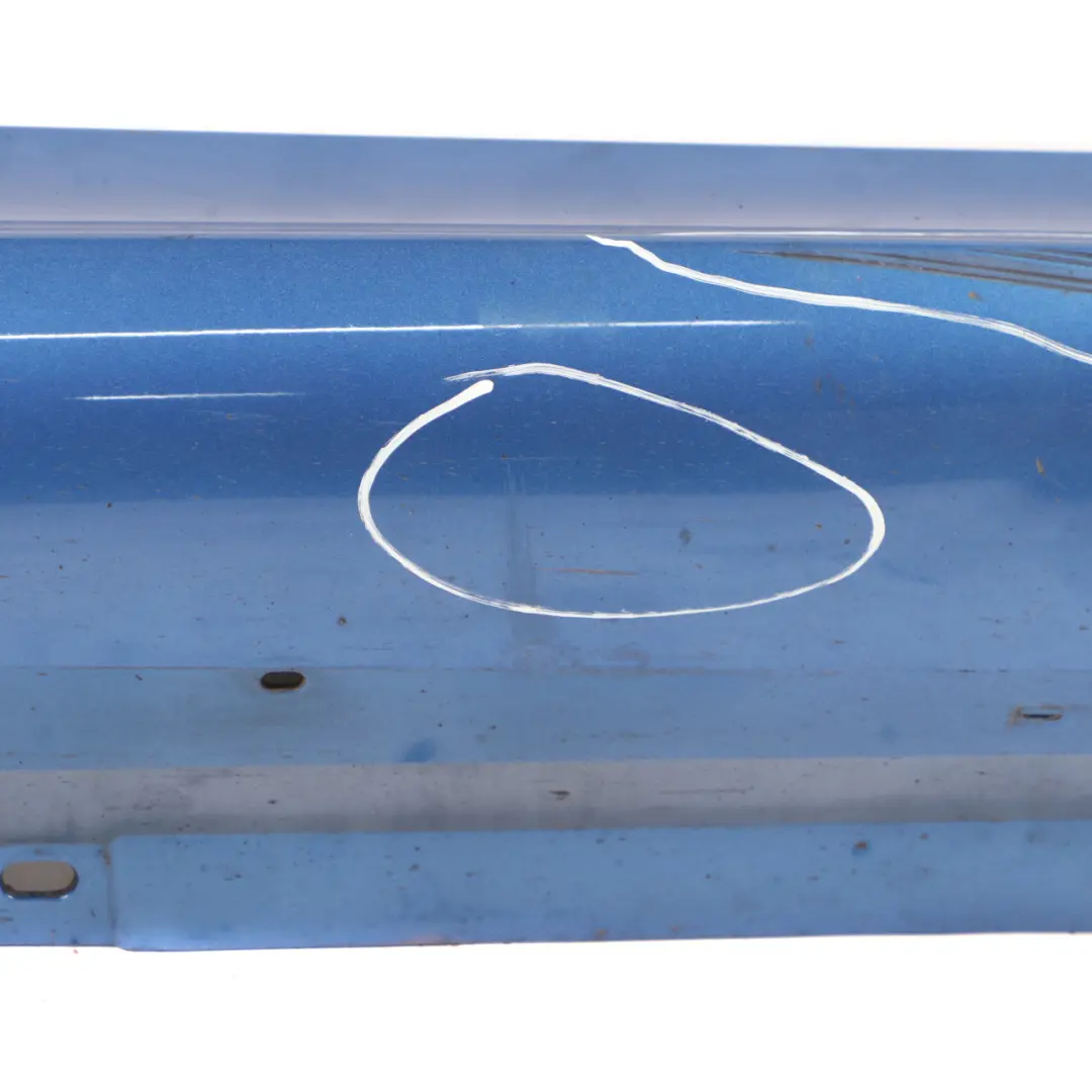 BMW F46 GT M Sport Sill Trim Panel Right O/S Side Skirt Estorilblau Blue B45 - SKU 8067076-EB - Part number 8067076