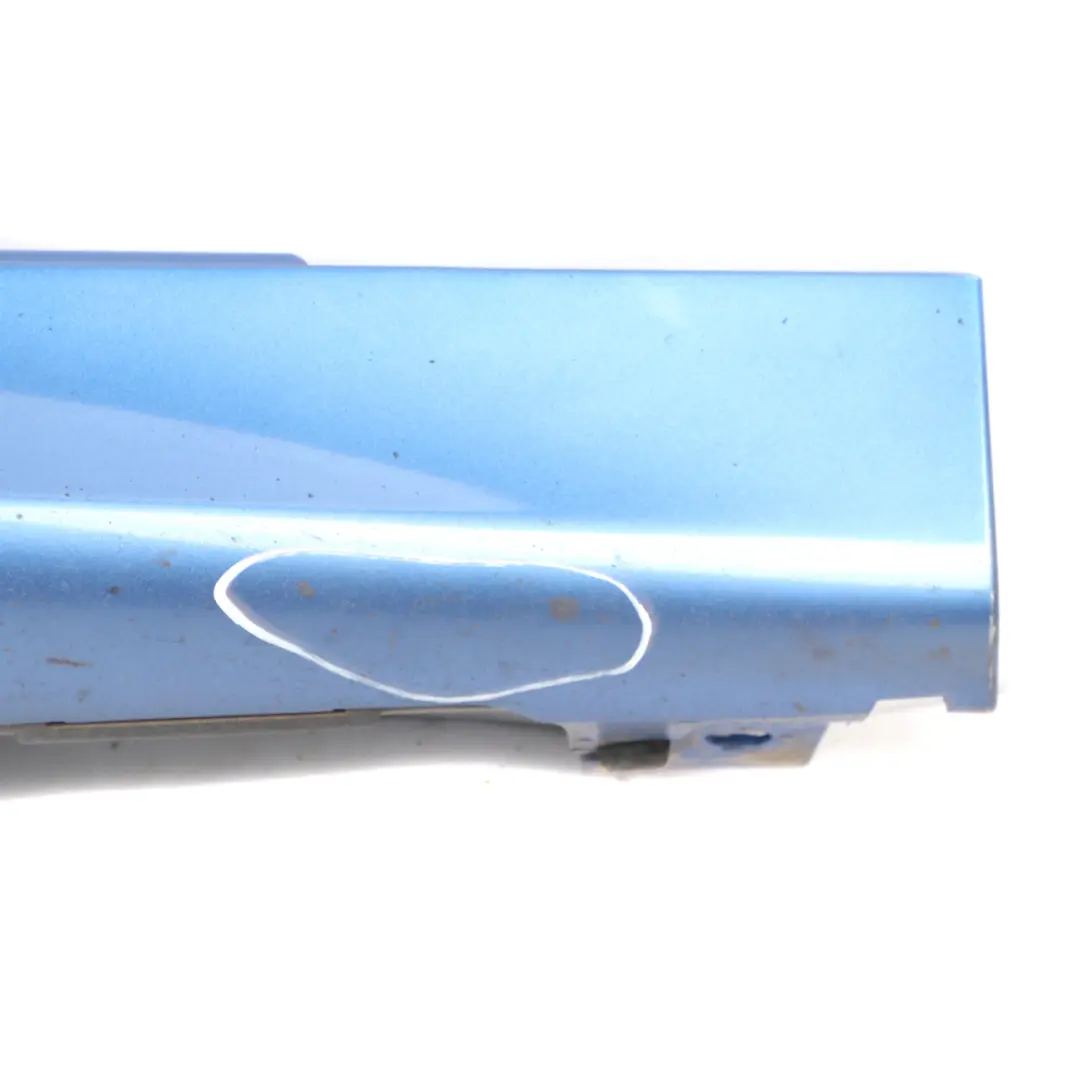 Sill Trim Panel Right O/S Side Skirt Estorilblau Blue B45 to BMW F46 GT M Sport with Part number 8067076 BMW F46 GT M Sport Sill Trim Panel Right O/S Side Skirt Estorilblau Blue B45 - SKU 8067076-EB - Part number 8067076