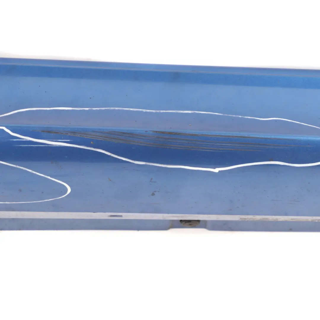 Sill Trim Panel Right O/S Side Skirt Estorilblau Blue B45 to BMW F46 GT M Sport with Part number 8067076 BMW F46 GT M Sport Sill Trim Panel Right O/S Side Skirt Estorilblau Blue B45 - SKU 8067076-EB - Part number 8067076