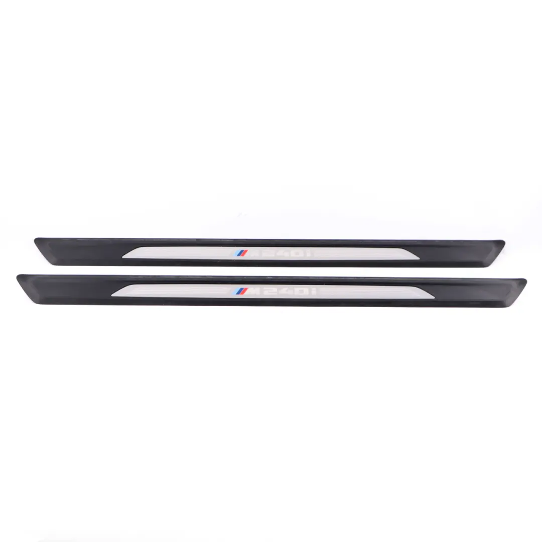 Entrance Cover Front Door Left Right N/O/S Sill Plate Set 8937979 to BMW F22 M240i with Part number 8067078 BMW F22 M240i Entrance Cover Front Door Left Right N/O/S Sill Plate Set 8937979 - SKU 8067078 - Part number 8067078