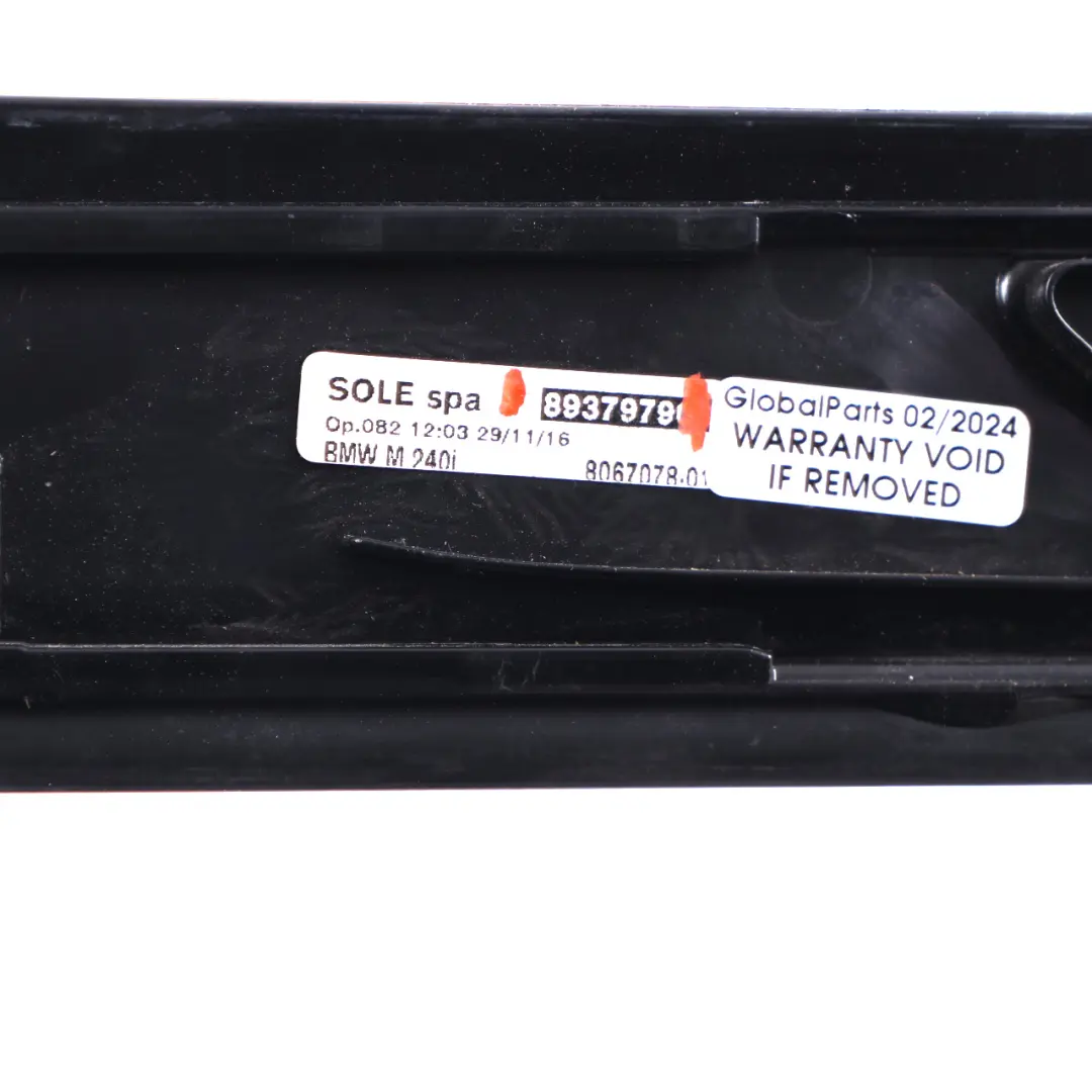 BMW F22 M240i Entrance Cover Front Door Left Right N/O/S Sill Plate Set 8937979 - SKU 8067078 - Part number 8067078