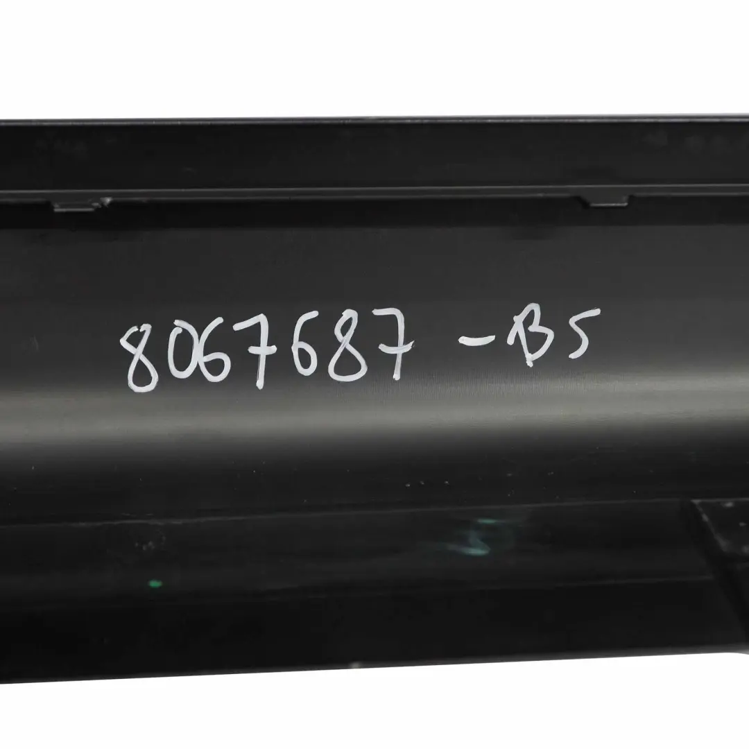Side Skirt BMW X1 F48 M Sport Sill Strip Left N/S Black Sapphire Metallic - 475 to with Part number 8067687 Side Skirt BMW X1 F48 M Sport Sill Strip Left N/S Black Sapphire Metallic - 475 - SKU 8067687-BS - Part number 8067687