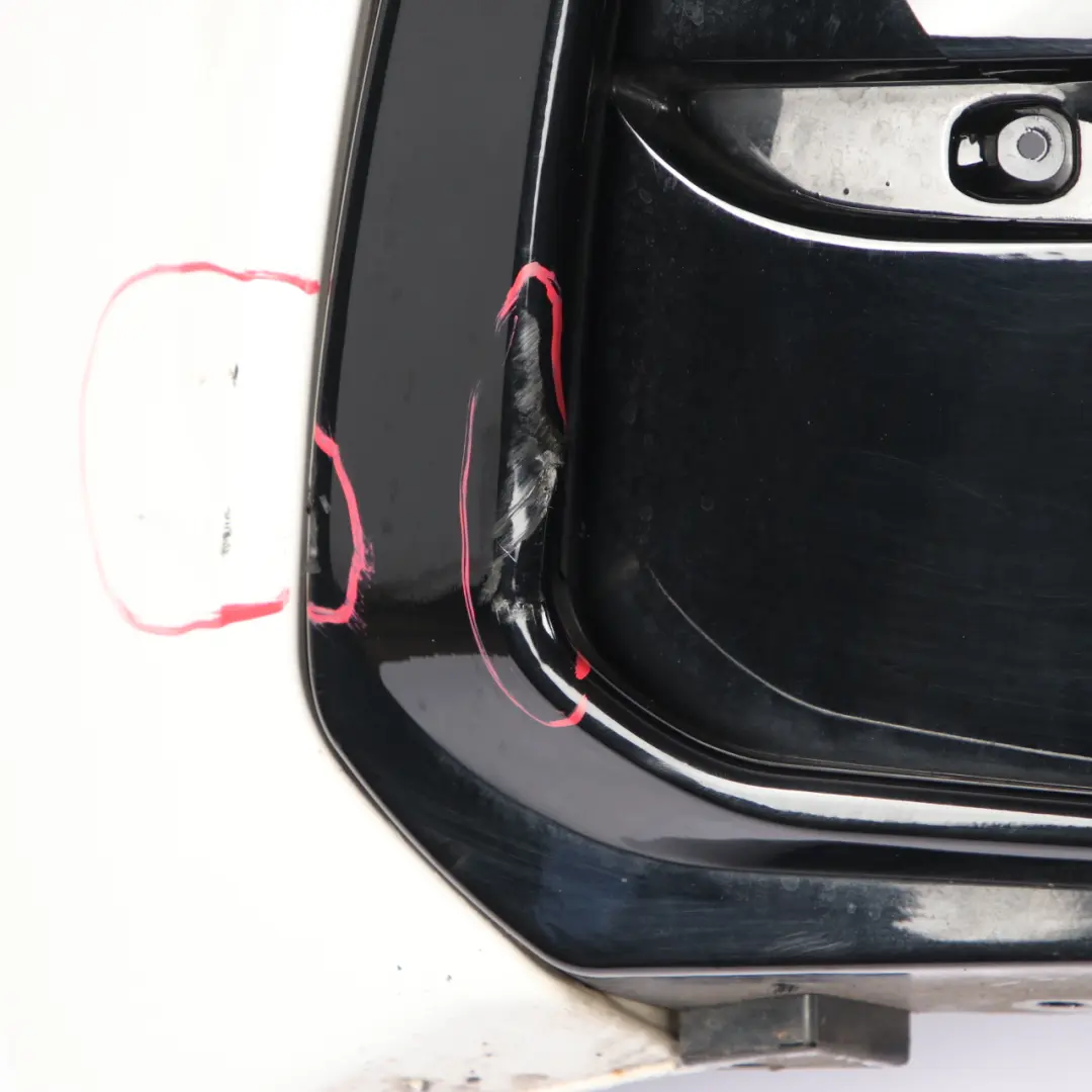 Bumper BMW F20 F21 LCI M135i M140i M Sport Panel PDC Alpinweiss White - 300 to Rear with Part number 8067800 Rear Bumper BMW F20 F21 LCI M135i M140i M Sport Panel PDC Alpinweiss White - 300 - SKU 8067800-AW - Part number 8067800